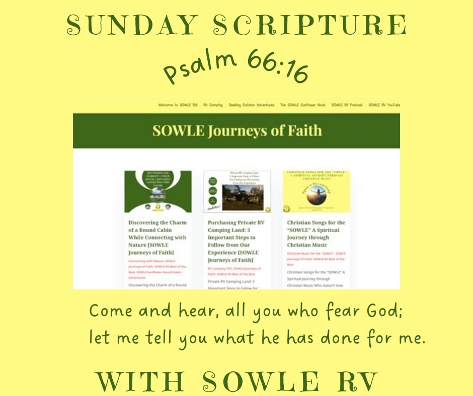 Sunday Scripture with SOWLE RV (Week 2)