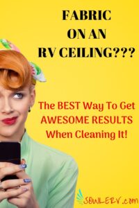 How to Remove Stains from RV Ceiling Fabric | SOWLE RV