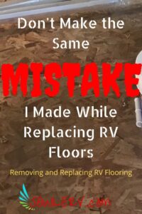How to Remove and Replace RV Flooring