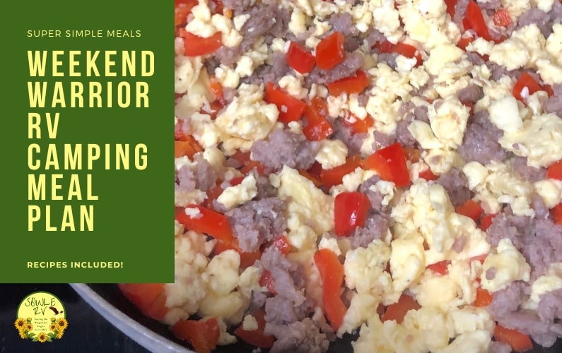 How to Create a Weekend Warrior RV Camping Meal Plan