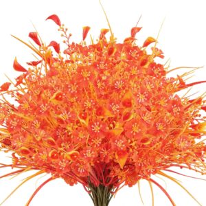 Artificial Flowers Orange 
