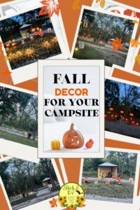 Photos of Outdoor Fall Decor at a Campsite | SOWLE RV