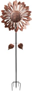 Bronze Sunflower Wind Spinner