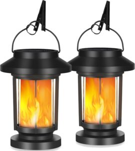 Fire Pit Solar Powered Lanterns